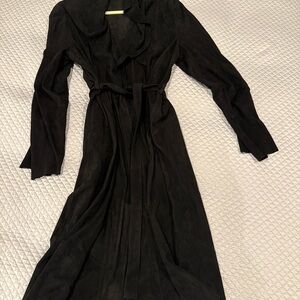 Black Long Trench Coat